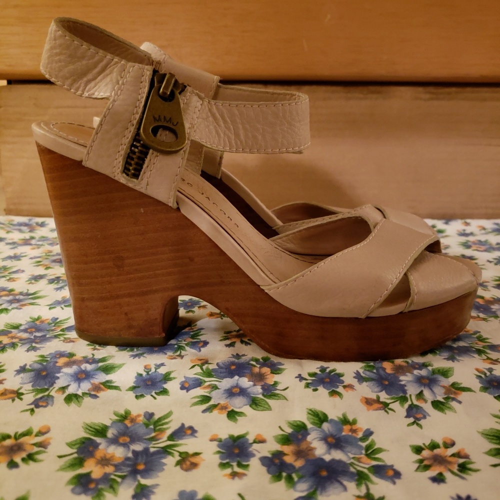 Marc Jacobs | Petal Pink Strappy Platform Wedges